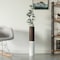 Uniquewise Modern Tall Decorative White and Brown Ripped Cylinder Floor Vase, 25 Inch QI004190.S - alternate 6